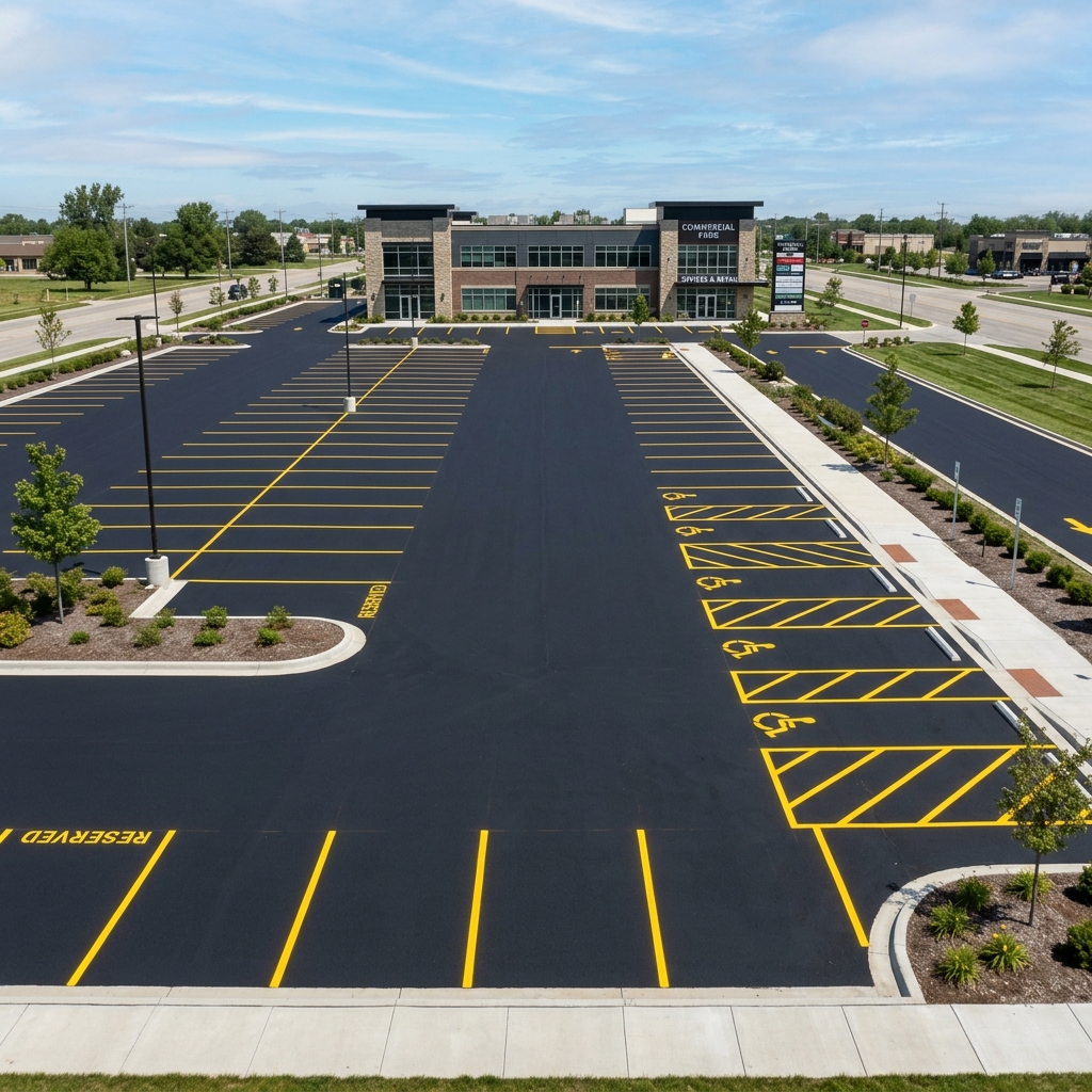 New asphalt installation in Pembroke Pines